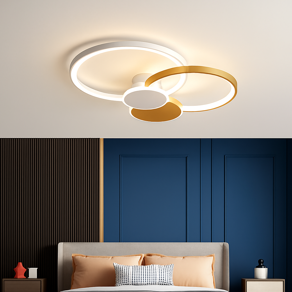 Plafonnier led moderne luminaire décoratif d'intérieur idéal pour tous espaces Cléa Matin - Une Note Actuelle dans le Décor