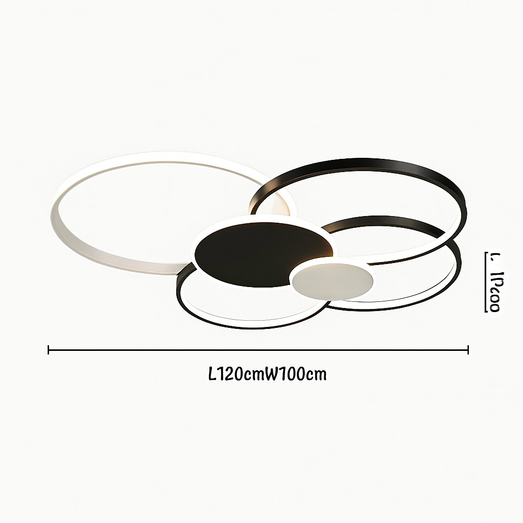Plafonnier led moderne luminaire décoratif d'intérieur idéal pour tous espaces Cléa Matin - Une Note Actuelle dans le Décor