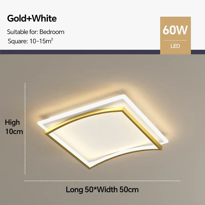 Plafonnier led moderne luminaire décoratif intérieur design élégant Honoré Éclaircie - Présence Moderne & Harmonie Intérieure