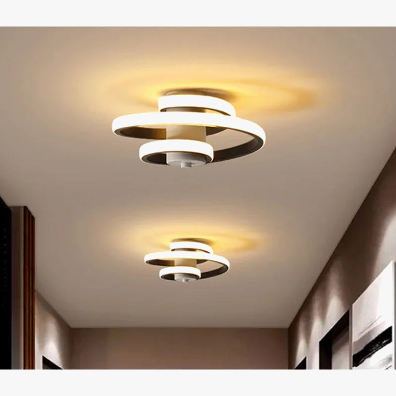 Plafonnier à led moderne pour éclairage intérieur design nordique Solange Voile - Esprit Épuré & Harmonie Intérieure