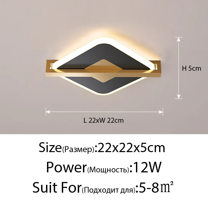 Plafonnier led moderne pour éclairage intérieur style nordique Salomé Cadence - Esprit Épuré & Harmonie Intérieure