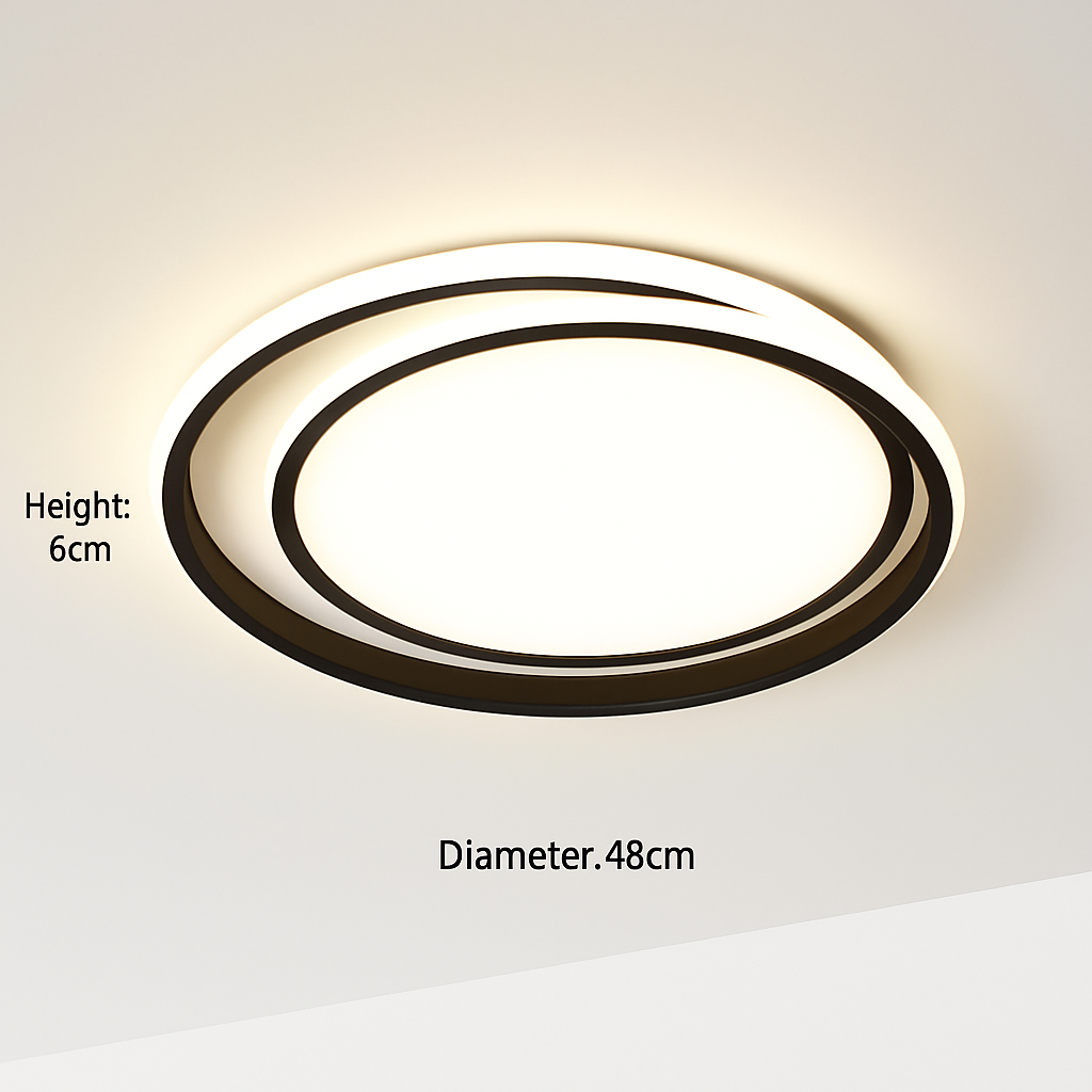 Plafonnier led moderne pour décoration d'intérieur élégante Lou Clairière - Esprit Contemporain & Décor Élégant