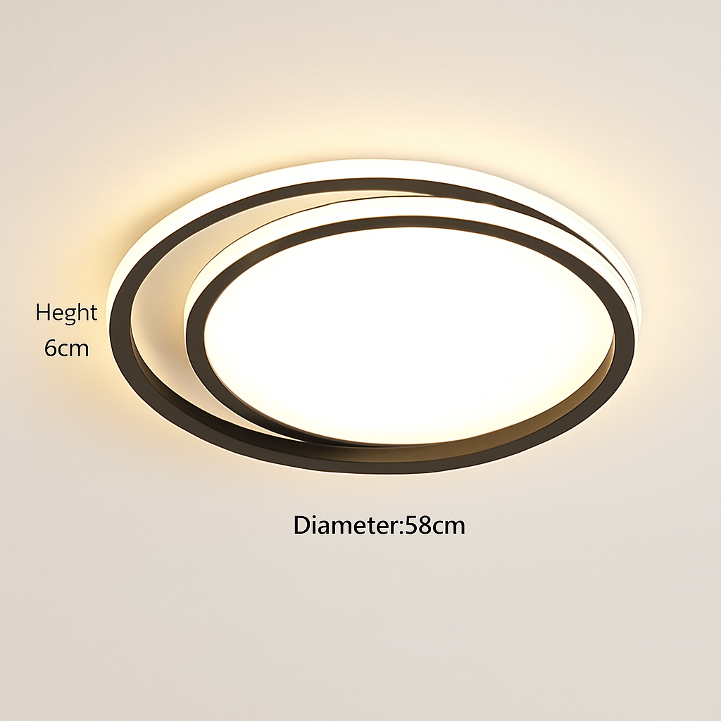 Plafonnier led moderne pour décoration d'intérieur élégante Lou Clairière - Esprit Contemporain & Décor Élégant