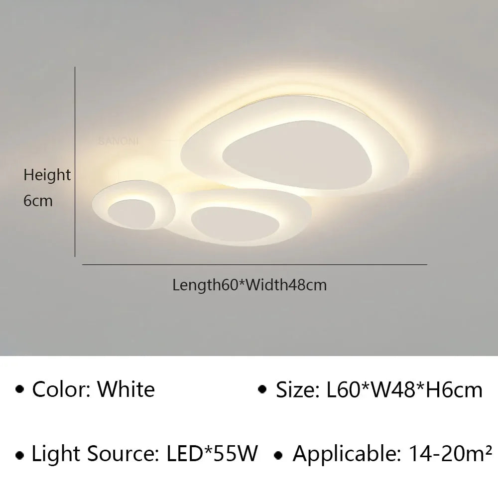 Plafonnier led moderne pour décoration intérieure et éclairage élégant Léopold Sérénade - Esprit Contemporain & Décor Élégant