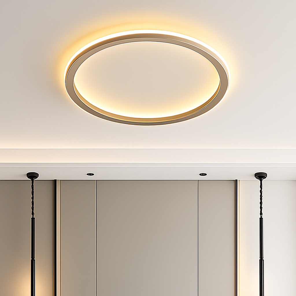 Plafonnier led moderne pour décoration intérieure élégante Rosalie Écrin - Présence Moderne & Harmonie Intérieure