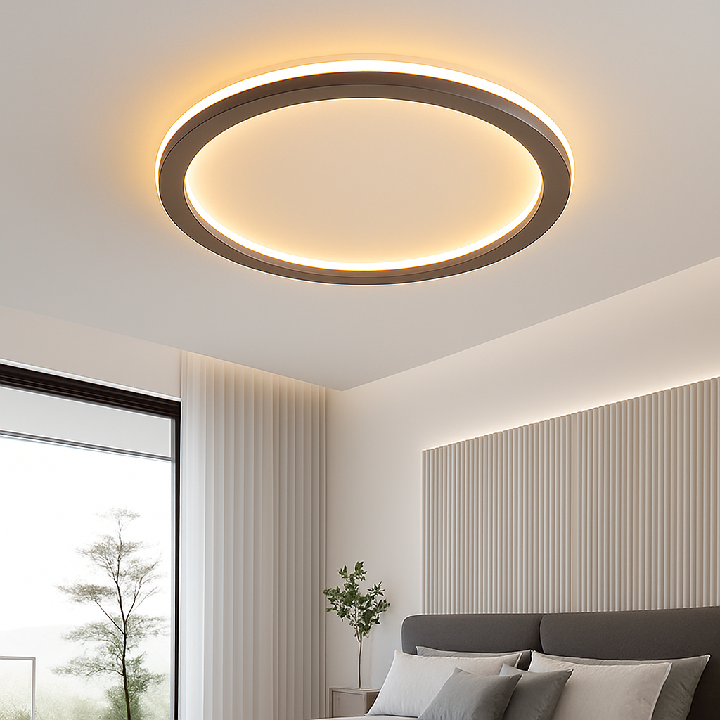 Plafonnier led moderne pour décoration intérieure élégante Rosalie Écrin - Présence Moderne & Harmonie Intérieure