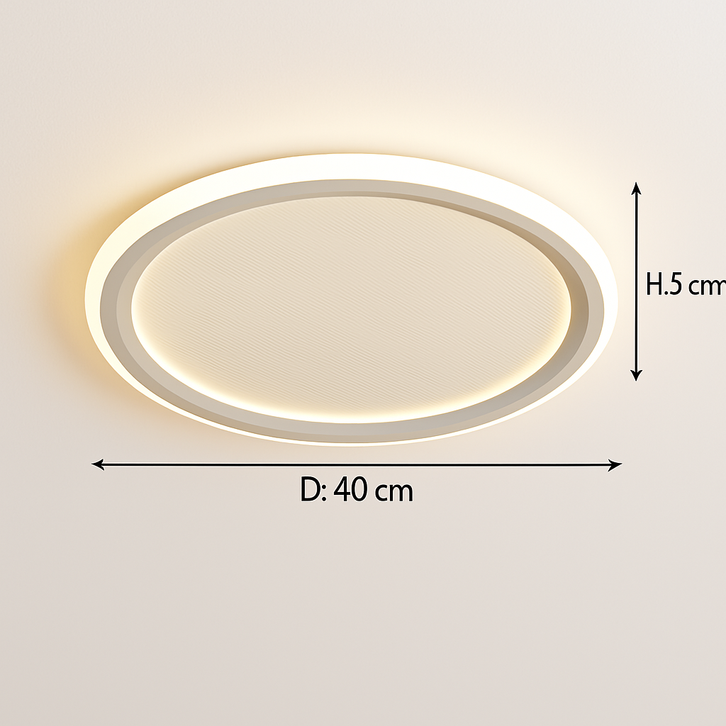 Plafonnier led moderne pour décoration intérieure élégante Rosalie Écrin - Présence Moderne & Harmonie Intérieure