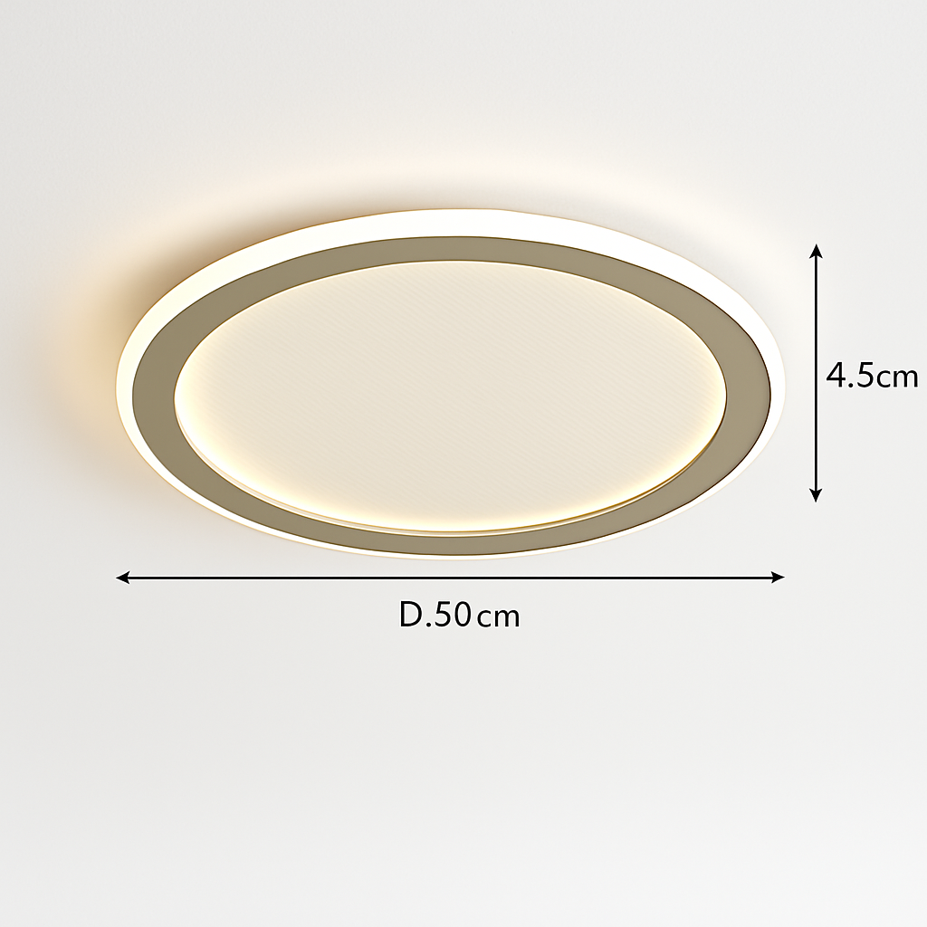 Plafonnier led moderne pour décoration intérieure élégante Rosalie Écrin - Présence Moderne & Harmonie Intérieure