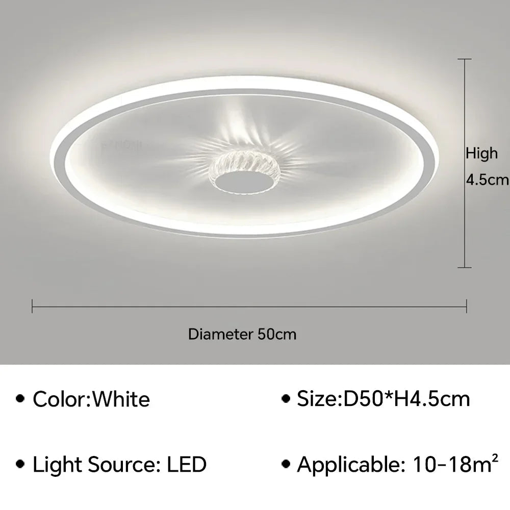 Plafonnier led moderne pour décoration intérieure élégante et lumineuse Évrard Clarté - Une Note Actuelle dans le Décor