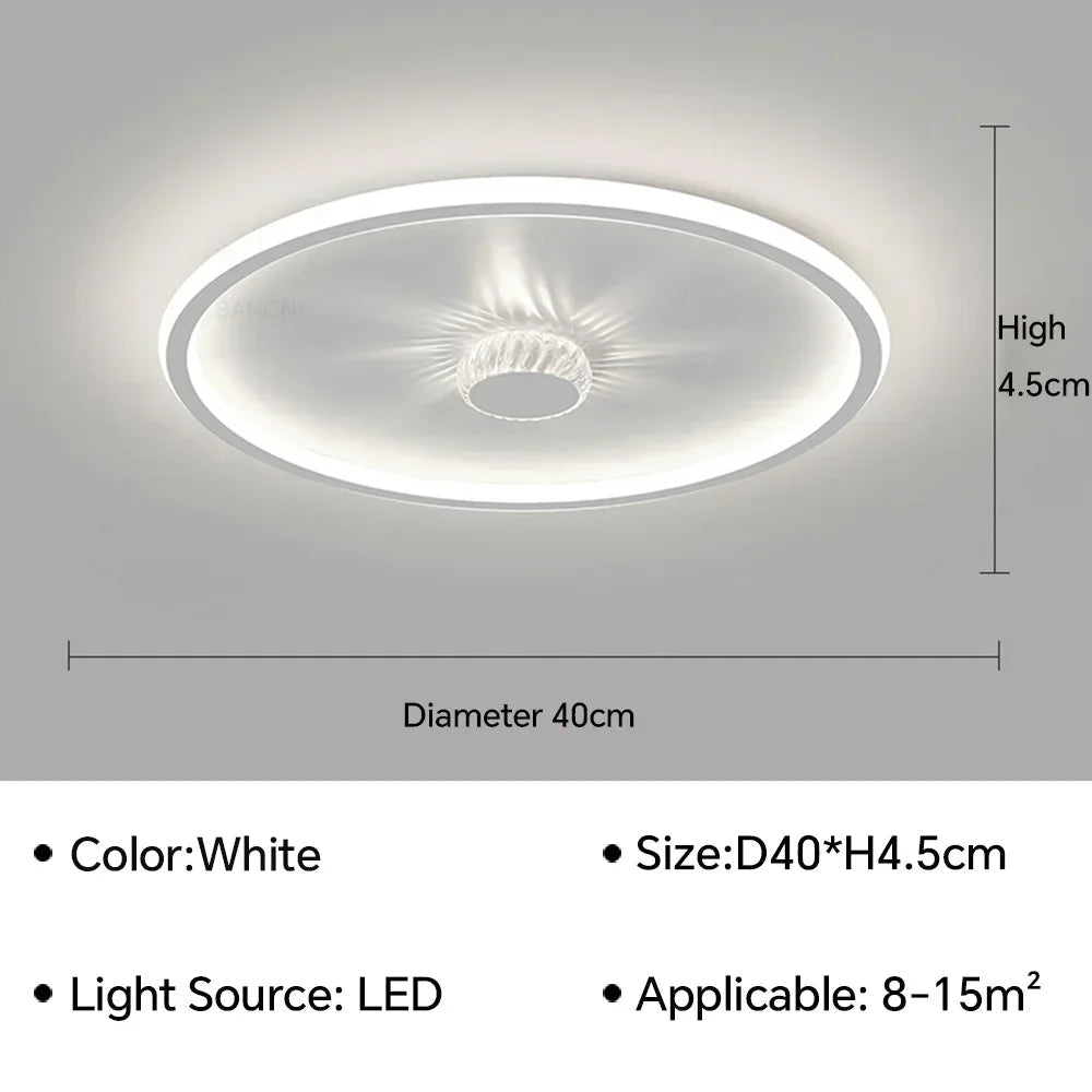 Plafonnier led moderne pour décoration intérieure élégante et lumineuse Évrard Clarté - Une Note Actuelle dans le Décor