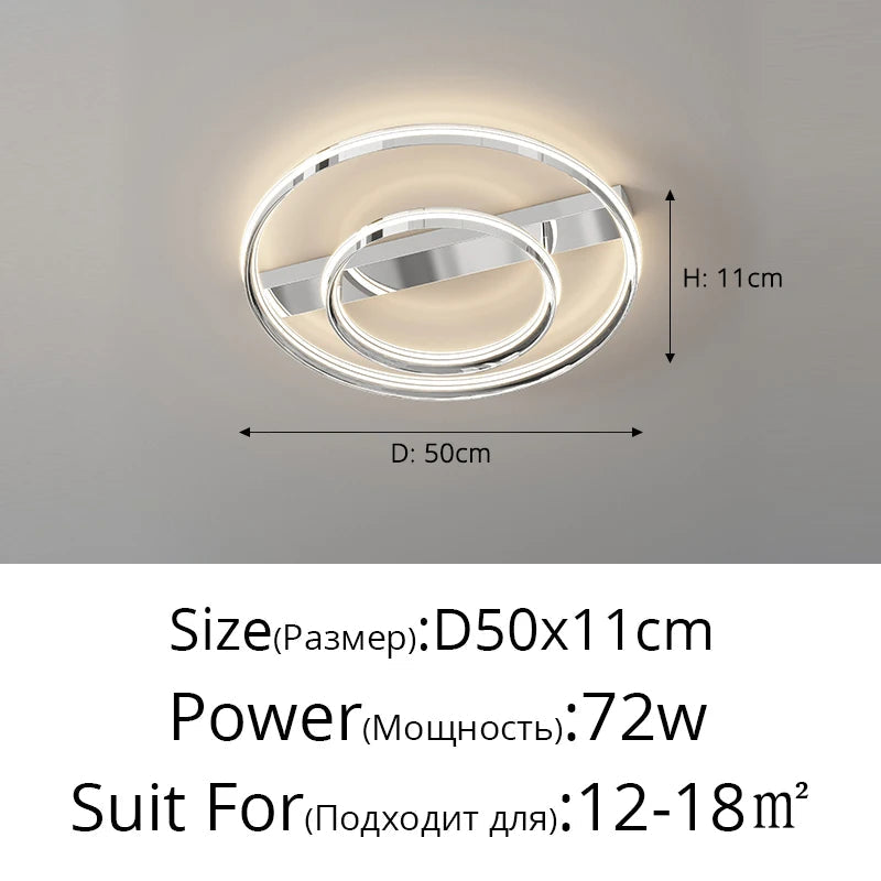 Plafonnier led moderne pour décoration intérieure lumineuse Salomé Aquarelle - Une Note Actuelle dans le Décor