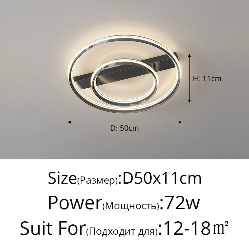 Plafonnier led moderne pour décoration intérieure lumineuse Salomé Aquarelle - Une Note Actuelle dans le Décor