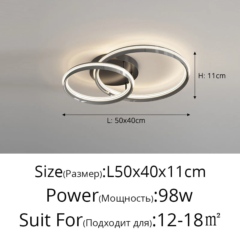Plafonnier led moderne pour décoration intérieure lumineuse Salomé Aquarelle - Une Note Actuelle dans le Décor