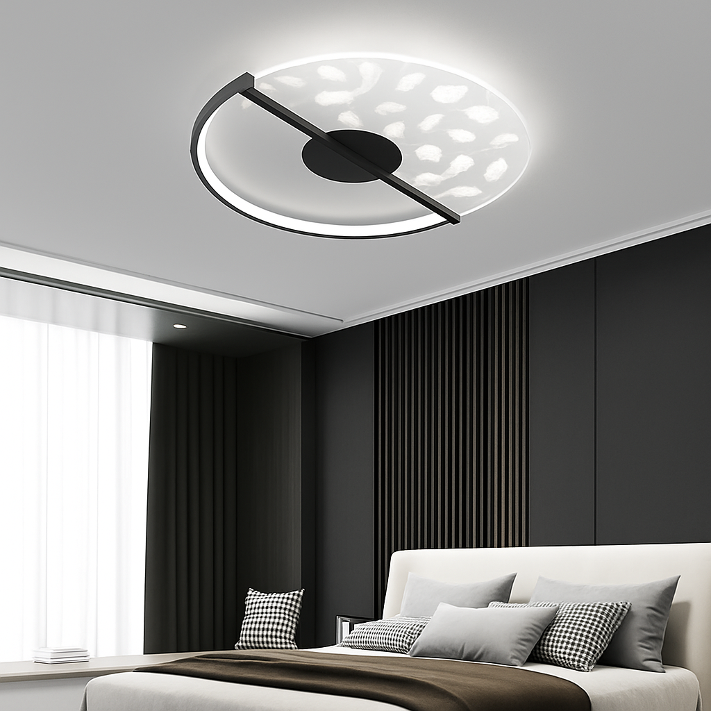 Plafonnier led moderne pour intérieur décoratif luminaire Yvonne Versant - Esprit Contemporain & Décor Élégant
