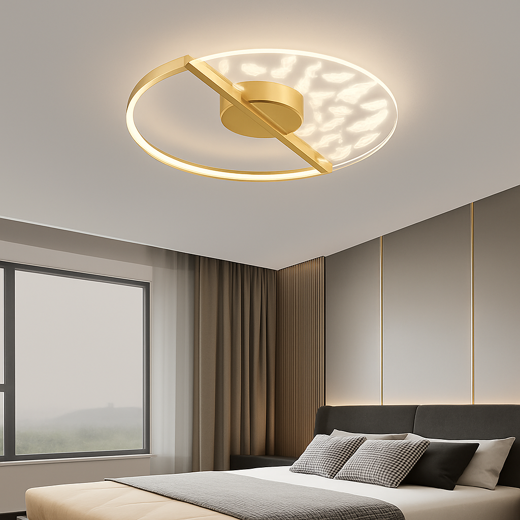 Plafonnier led moderne pour intérieur décoratif luminaire Yvonne Versant - Esprit Contemporain & Décor Élégant