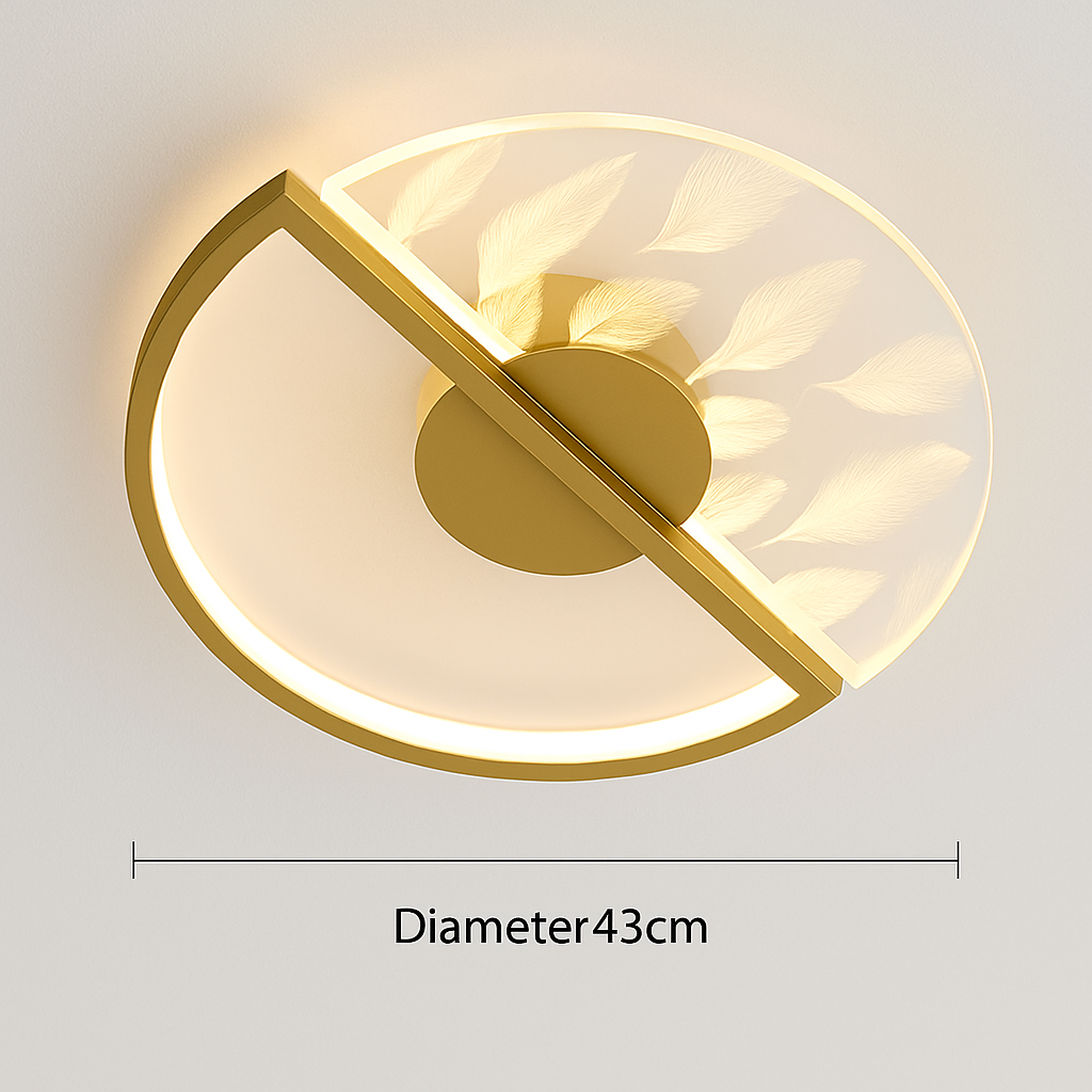 Plafonnier led moderne pour intérieur décoratif luminaire Yvonne Versant - Esprit Contemporain & Décor Élégant