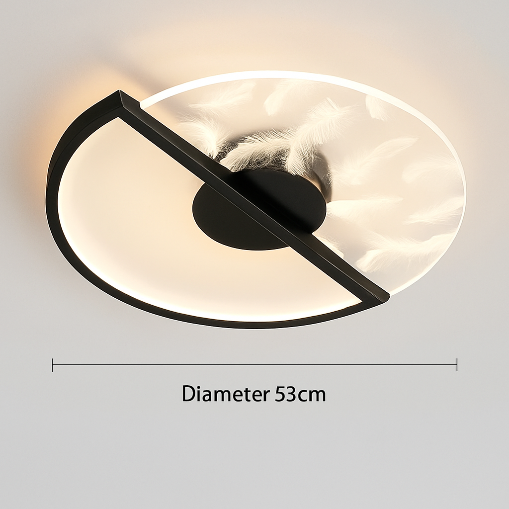 Plafonnier led moderne pour intérieur décoratif luminaire Yvonne Versant - Esprit Contemporain & Décor Élégant