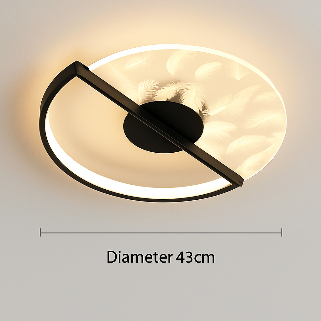 Plafonnier led moderne pour intérieur décoratif luminaire Yvonne Versant - Esprit Contemporain & Décor Élégant