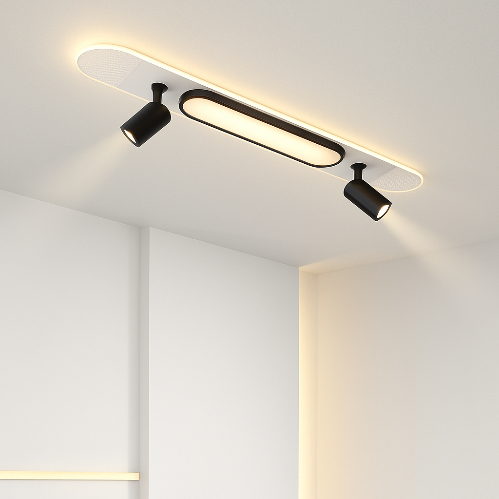 Plafonnier — LED moderne pour salon couloir vestiaire allée plafonnier avec projecteur lustres décor luminaire