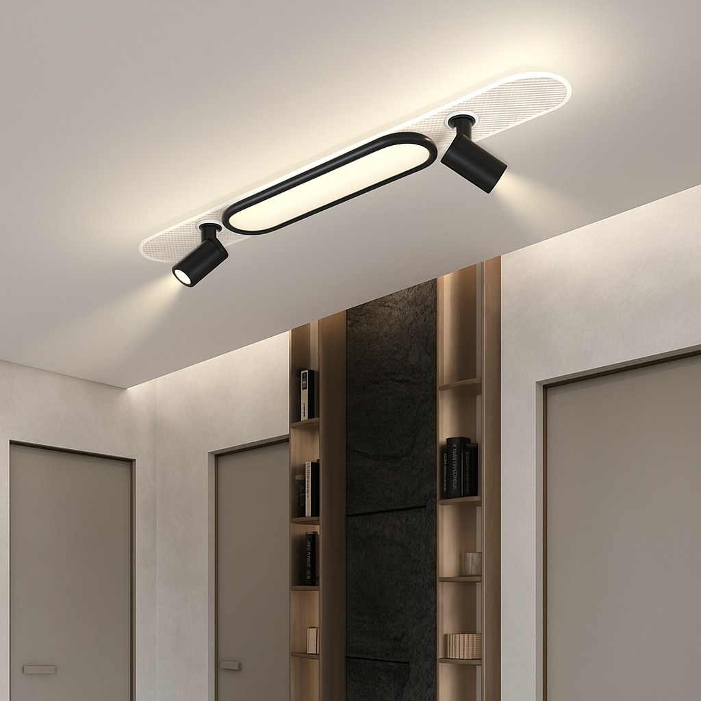 Plafonnier — LED moderne pour salon couloir vestiaire allée plafonnier avec projecteur lustres décor luminaire