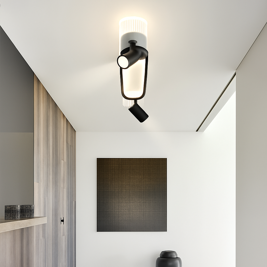 Plafonnier — LED moderne pour salon couloir vestiaire allée plafonnier avec projecteur lustres décor luminaire