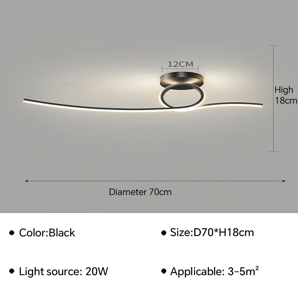 Plafonnier led moderne pour une décoration intérieure élégante Yvonne Perspective - Une Note Actuelle dans le Décor