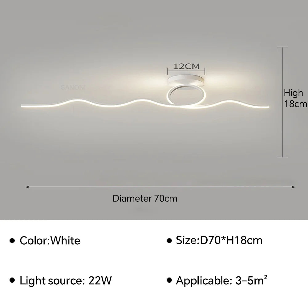 Plafonnier led moderne pour une décoration intérieure élégante Yvonne Perspective - Une Note Actuelle dans le Décor