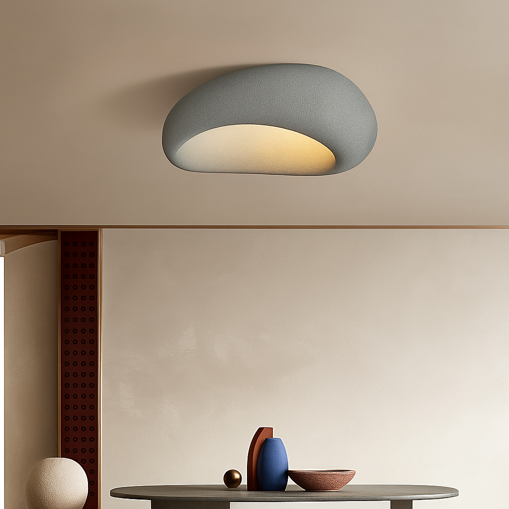 Plafonnier — LED moderne wabi sabi lustre décoration maison