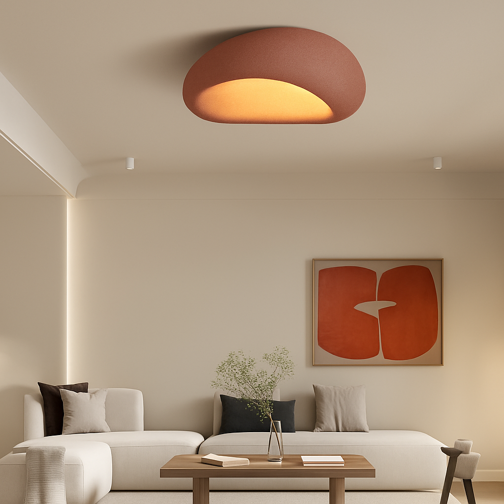 Plafonnier — LED moderne wabi sabi lustre décoration maison