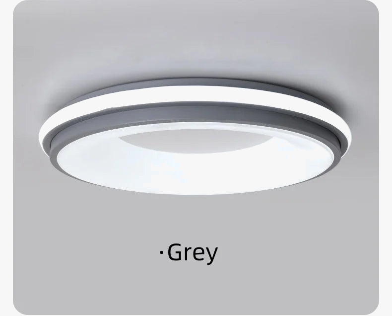 Plafonnier led nordique macaron lumière circulaire moderne éclairage maison Rémi Épurelle - Lignes Épurées & Atmosphère Sereine
