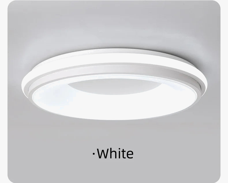 Plafonnier led nordique macaron lumière circulaire moderne éclairage maison Rémi Épurelle - Lignes Épurées & Atmosphère Sereine