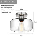 Plafonnier led nordique moderne en verre pour décoration maison Rosalie Aquarelle - Reflets Délicats & Élégance Visuelle