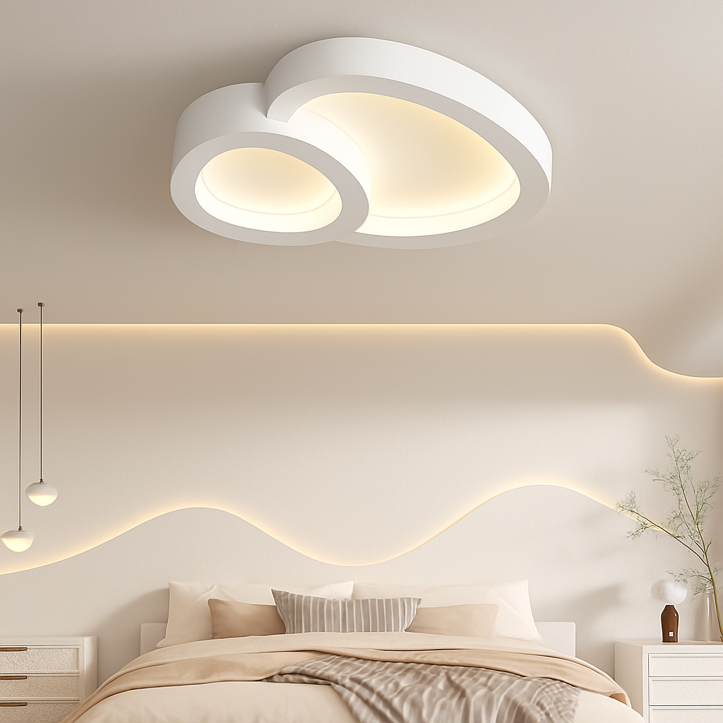 Plafonnier led nordique pour décoration intérieure élégante Émeline Cantate - Une Présence Sobre et Élégante