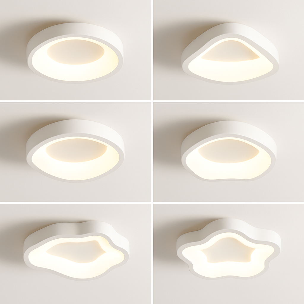 Plafonnier led nordique pour décoration intérieure élégante et moderne Cléa Éveil - Une Présence Sobre et Élégante