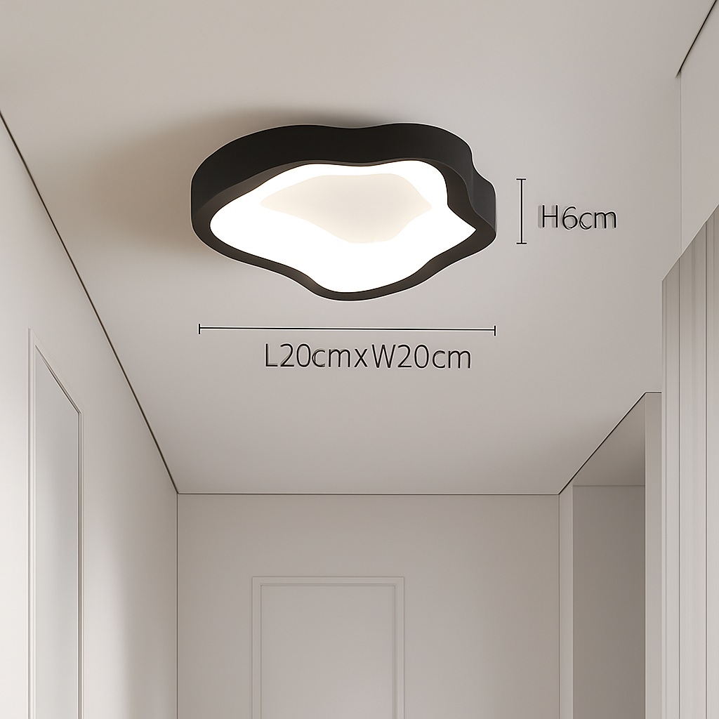Plafonnier led nordique pour décoration intérieure élégante et moderne Cléa Éveil - Une Présence Sobre et Élégante
