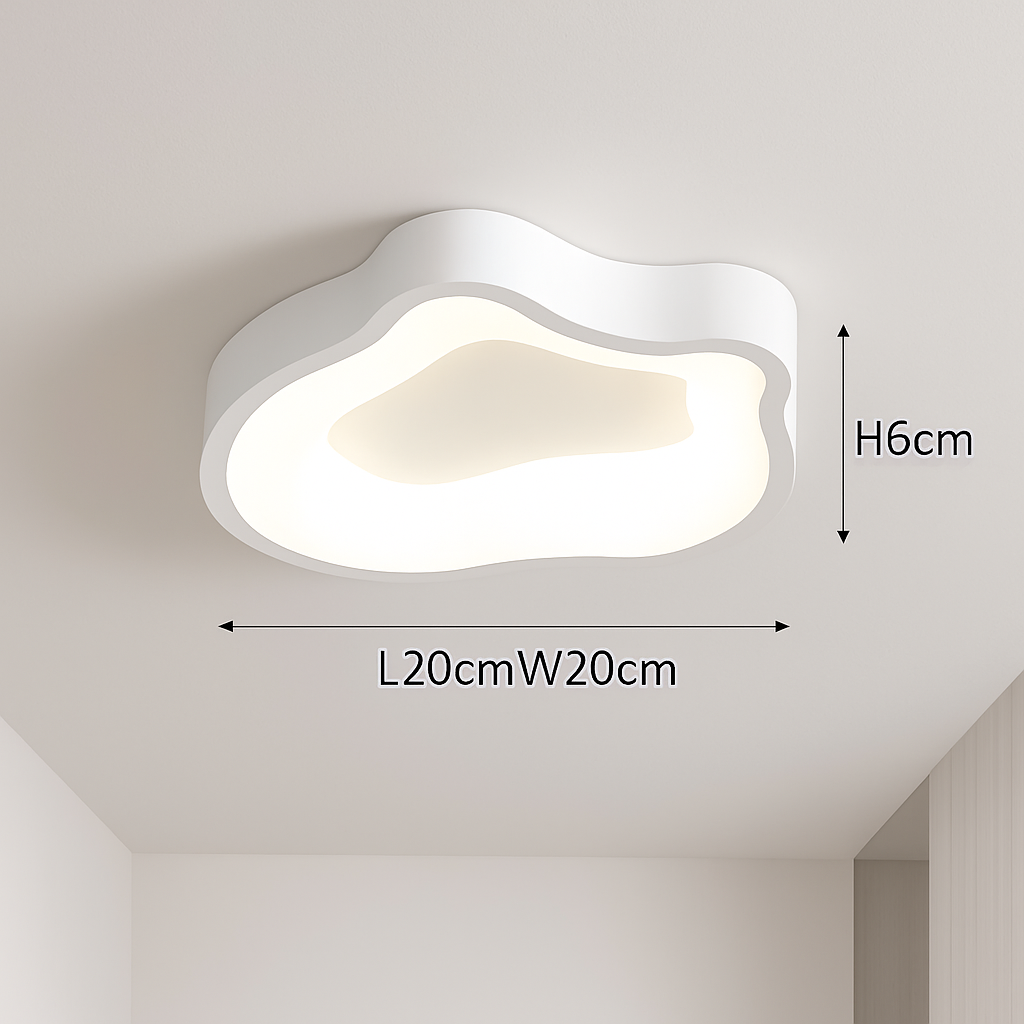 Plafonnier led nordique pour décoration intérieure élégante et moderne Cléa Éveil - Une Présence Sobre et Élégante