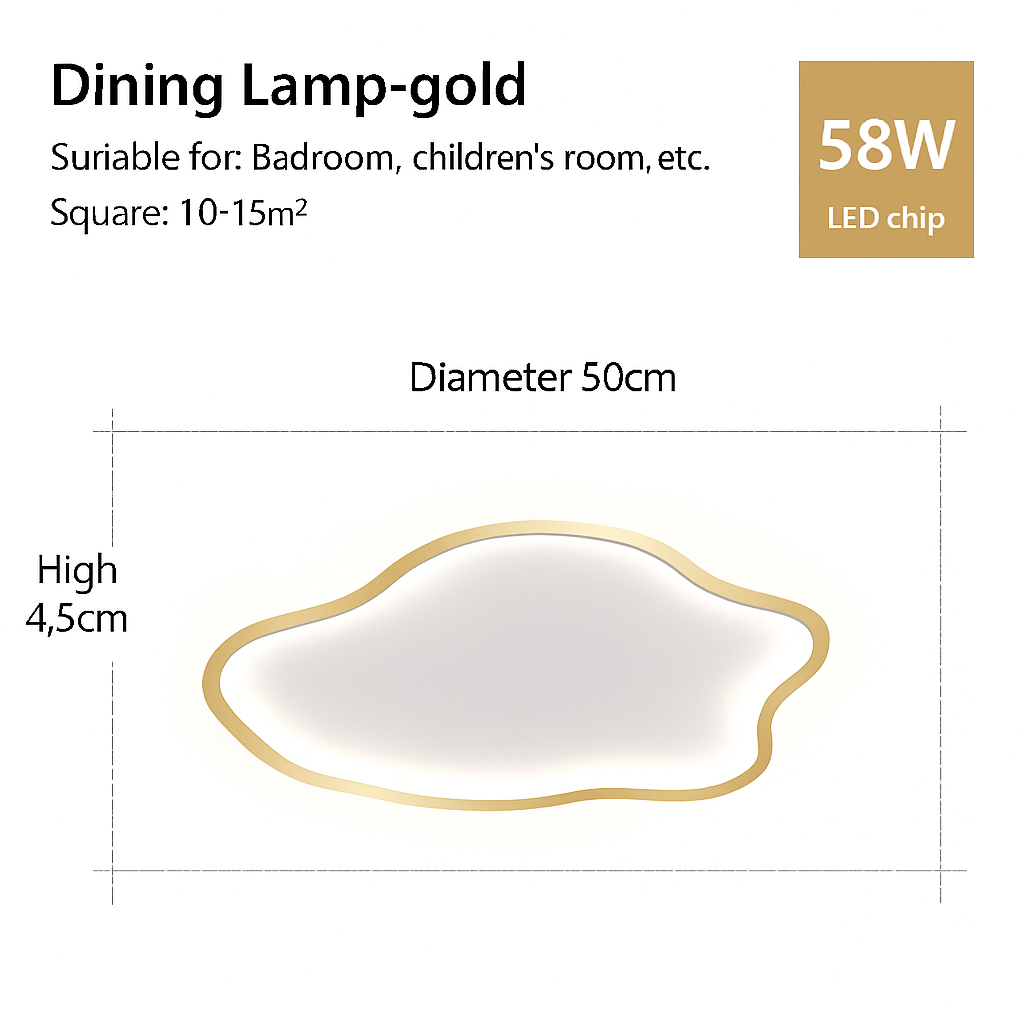 Plafonnier led nordique pour décoration intérieure moderne Samuel Détour - Lignes Épurées & Atmosphère Sereine