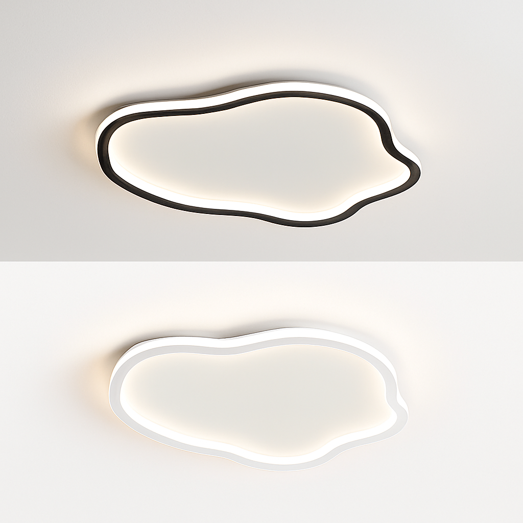Plafonnier led nordique pour décoration intérieure moderne Samuel Détour - Lignes Épurées & Atmosphère Sereine