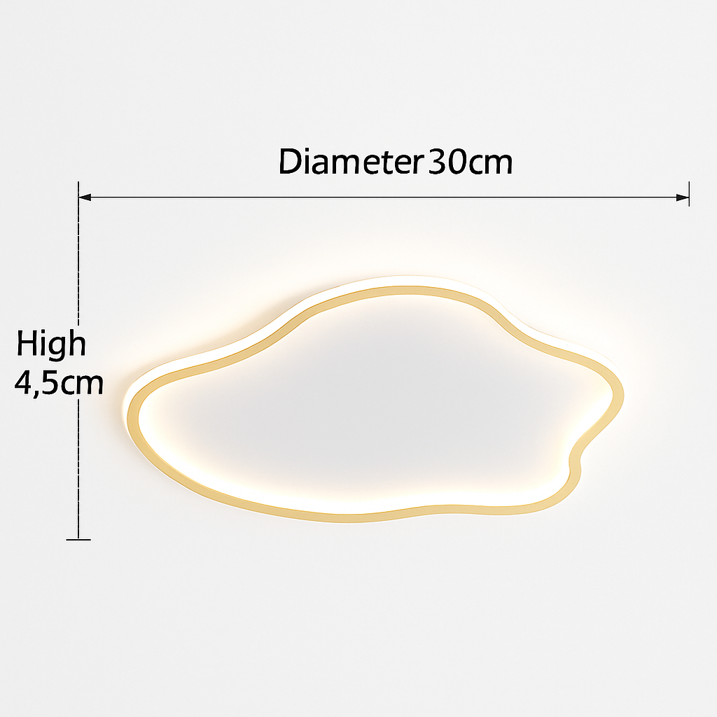 Plafonnier led nordique pour décoration intérieure moderne Samuel Détour - Lignes Épurées & Atmosphère Sereine