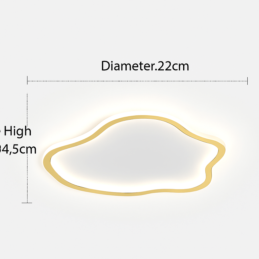 Plafonnier led nordique pour décoration intérieure moderne Samuel Détour - Lignes Épurées & Atmosphère Sereine
