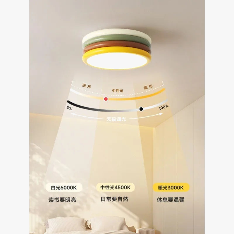 Plafonnier — LED pour enfant protection des yeux éclairage multicolore