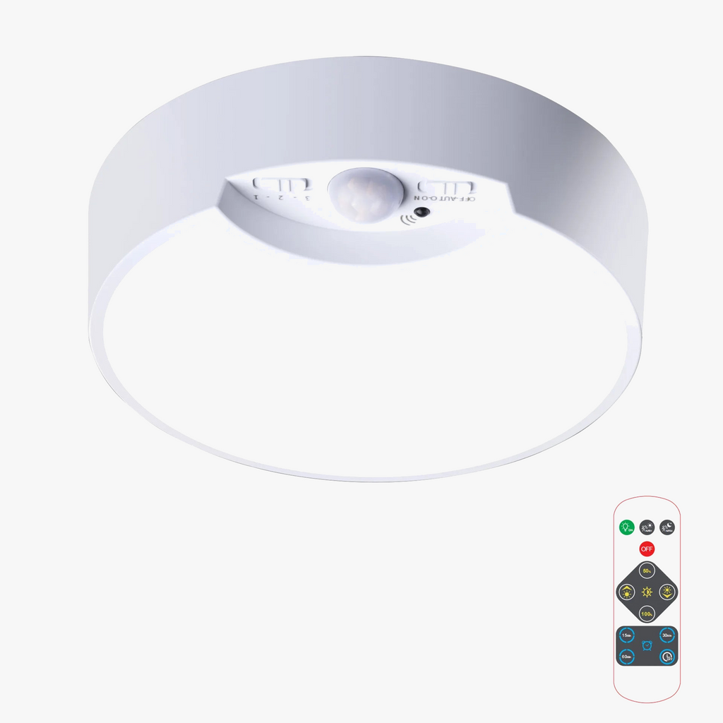 Plafonnier — LED rechargeable usb capteur mouvement intensité variable télécommande