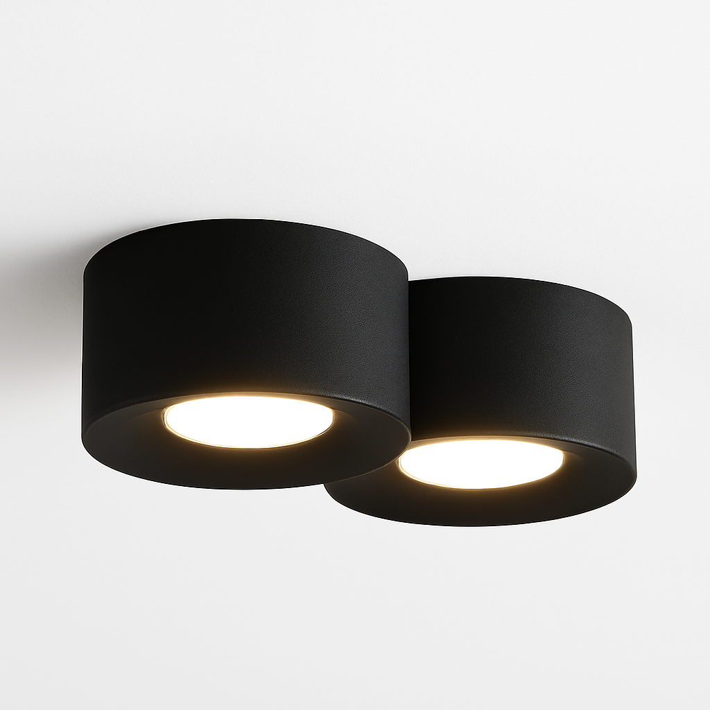 Plafonnier led rectangle protection des yeux spot magique Delphine Lueur en Résine - Une Note Singulière dans le Décor
