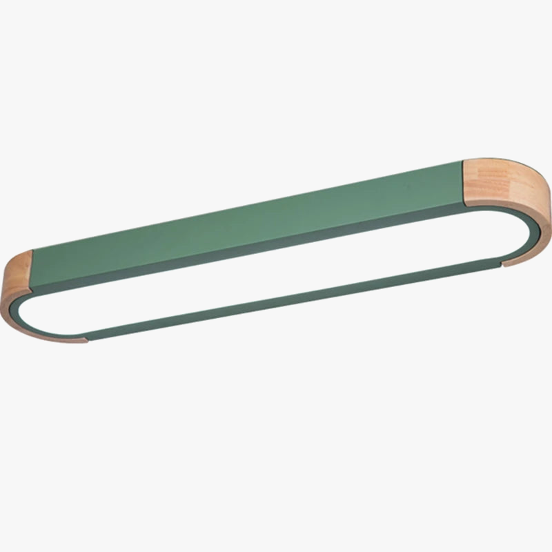 Plafonnier — LED rectangulaire longue bande simple et créatif
