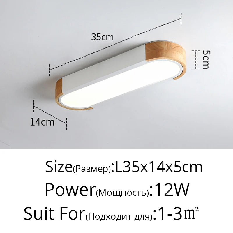 Plafonnier — LED rectangulaire longue bande simple et créatif