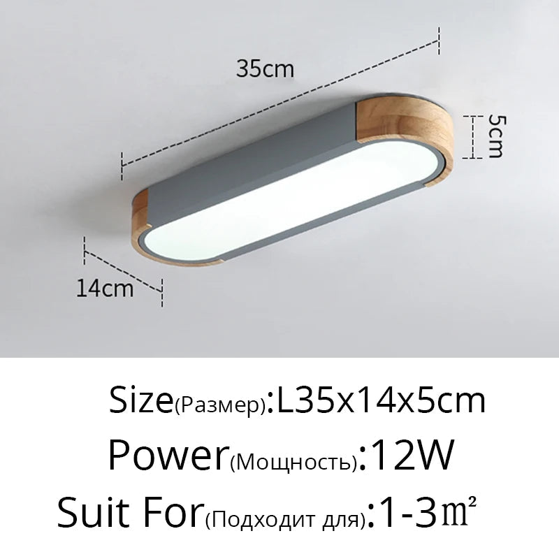 Plafonnier — LED rectangulaire longue bande simple et créatif