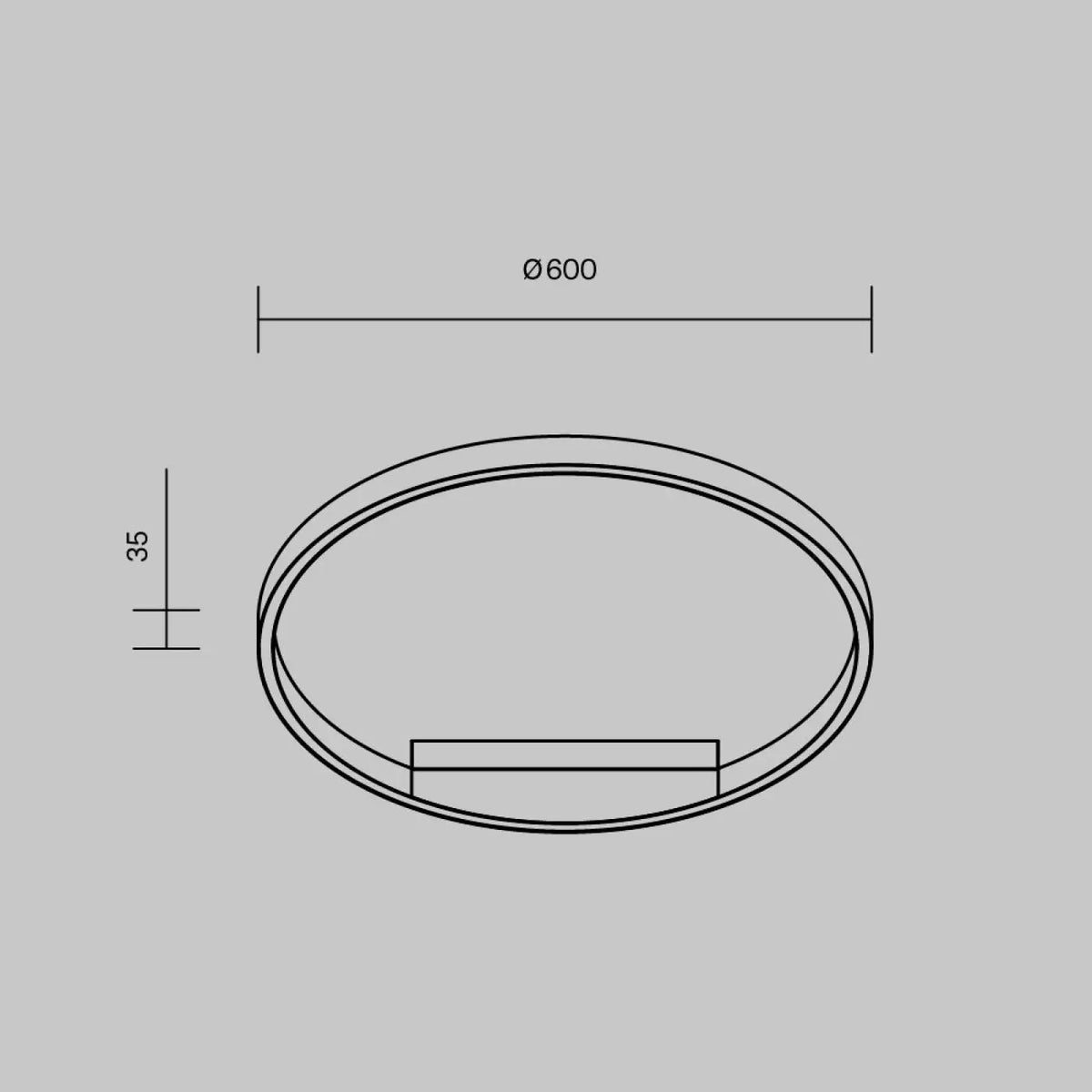 Luminaire Plafonnier | RIM (Anneau)