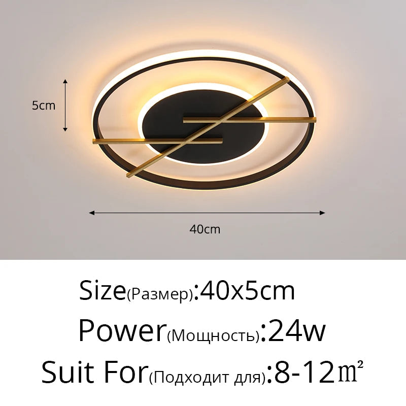 Plafonnier led rond moderne pour décoration intérieure lumineuse Tristan Sonate - Formes Arrondies & Harmonie Visuelle