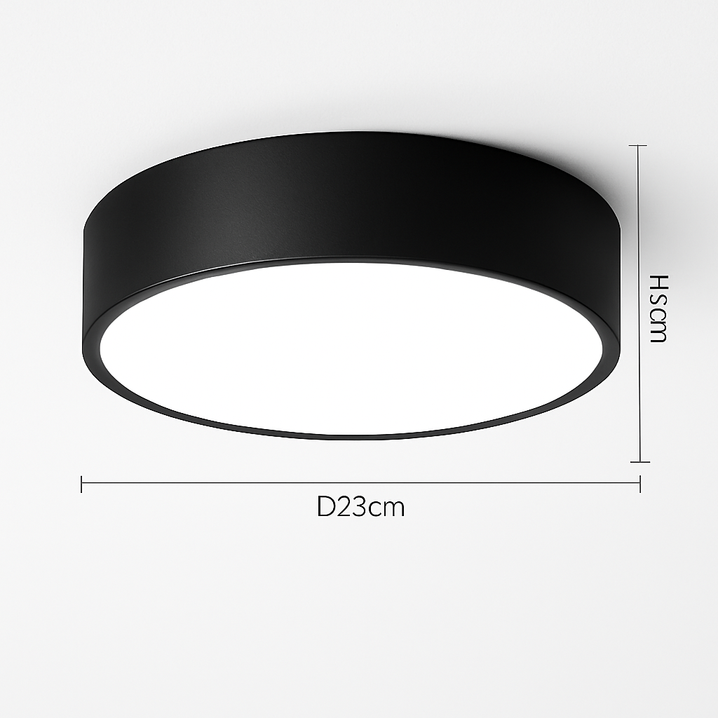 Plafonnier led rond moderne pour intérieur élégant et lumineux Manon Aube - Une Silhouette Tout en Rondeur