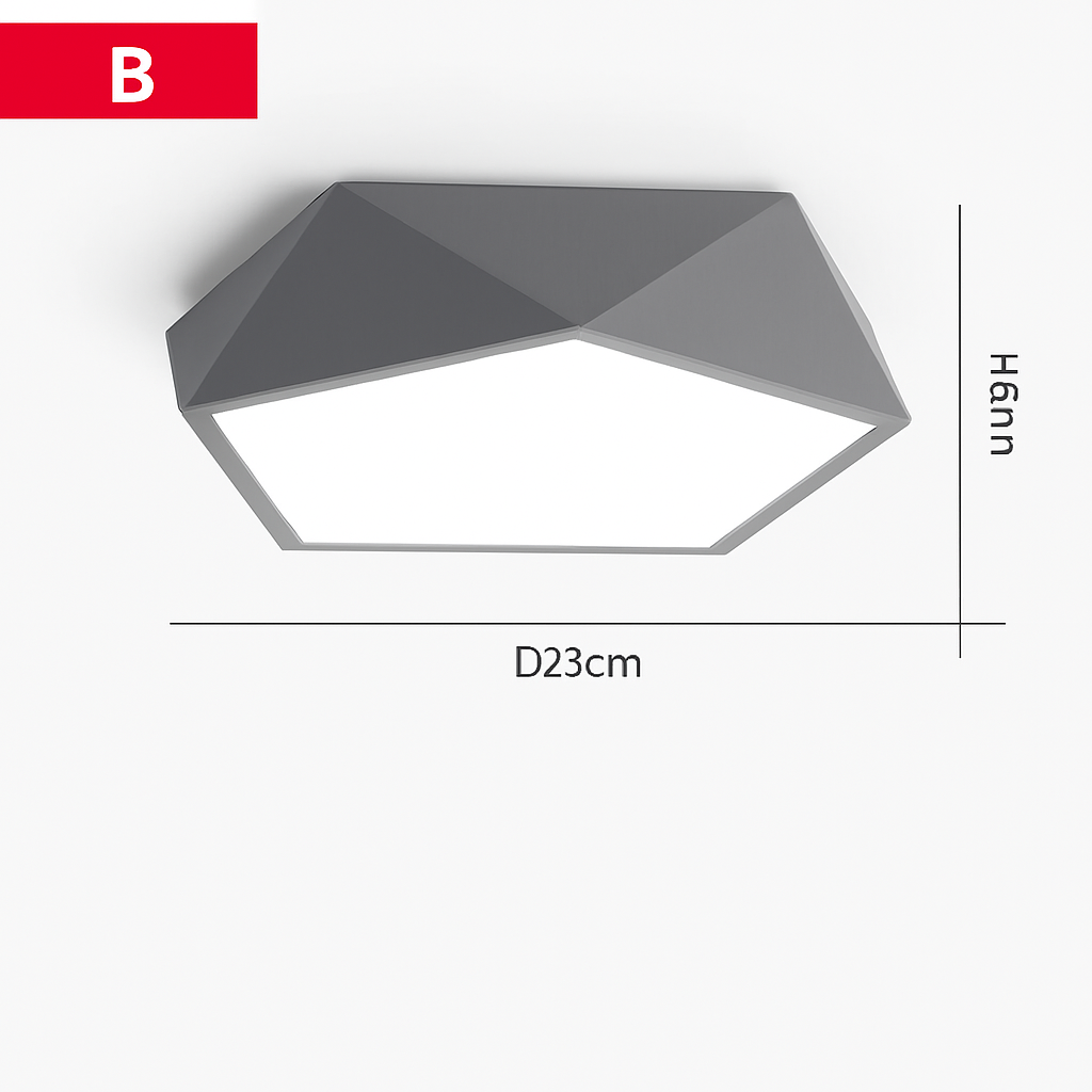 Plafonnier led rond moderne pour intérieur élégant et lumineux Manon Aube - Une Silhouette Tout en Rondeur